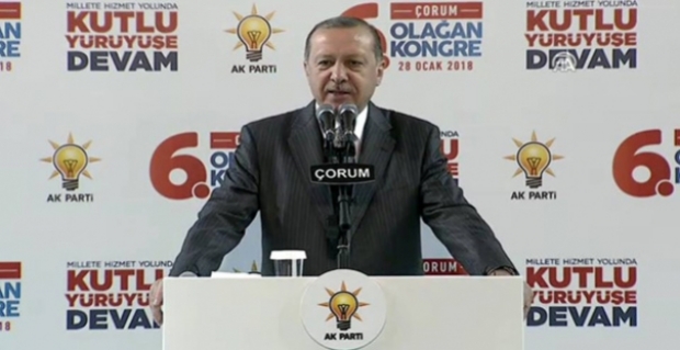 Erdoğan’dan Afrin bildirisine imza atanlara sert tepki