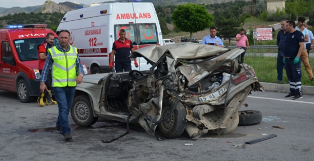 Osmancık'ta korkunç kaza: 1 ölü