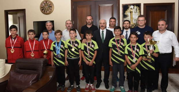 Şampiyonlardan, Başkan Gül’e ziyaret
