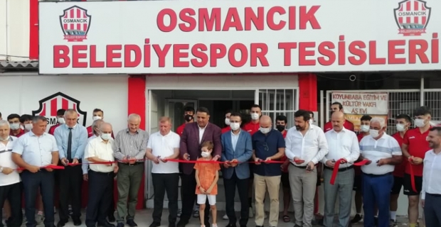 Osmancık Belediyespor Tesisleri açıldı
